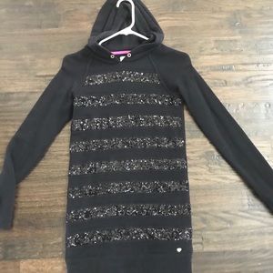 Black long hoodie from Juicy Couture